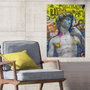 Wallity Cuadro Decorativo de Vidrio Templado Multicolor 70 x 100 cm